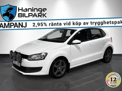 Vit Begagnad 2011 VW Polo Halvkombi | 59 900 kr (Marknadspris)
