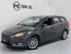 Grå Begagnad 2016 Ford Focus Titanium Kombi | 69 900 kr (Marknadspris)