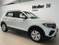 Vit (pure white) Begagnad 2024 VW T-Cross Life SUV | 209 000 kr (Marknadspris)