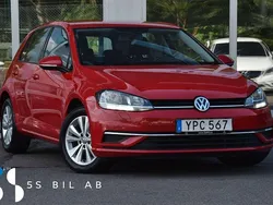 Röd Begagnad 2017 VW Golf VII Halvkombi | 157 900 kr (Marknadspris)