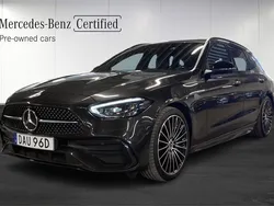 Grå Begagnad 2022 Mercedes C220 AMG Kombi | 439 000 kr (Marknadspris)