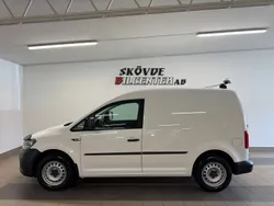 Vit Begagnad 2018 VW Caddy Minibuss | 139 500 kr (Marknadspris)