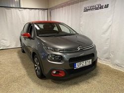 Grå Begagnad 2018 Citroën C3 PureTech Halvkombi | 135 000 kr (Marknadspris)