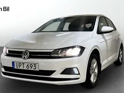 Vit Begagnad 2018 VW Polo Halvkombi | 124 900 kr (Marknadspris)