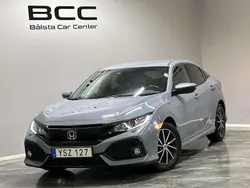 Mörkgrå (grå) Begagnad 2018 Honda Civic Elegance Halvkombi | 174 700 kr (Marknadspris)