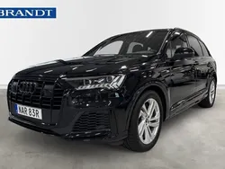 Svart Begagnad 2021 Audi Q7 S-Line SUV | 589 900 kr (Bra pris)