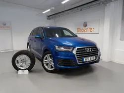 Blå Begagnad 2017 Audi Q7 S-Line SUV | 389 900 kr (Marknadspris)
