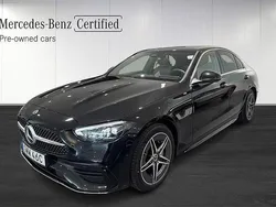 Svart Begagnad 2024 Mercedes C300e Advanced Plus Sedan | 479 900 kr (Superpris)