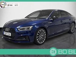 Blåmetallic Begagnad 2018 Audi A5 Sportback S-Line Halvkombi | 319 900 kr (Lite dyr)