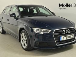 Blå (kosmosblå metallic) Begagnad 2018 Audi A3 Sportback Proline Halvkombi | 149 000 kr (Marknadspris)