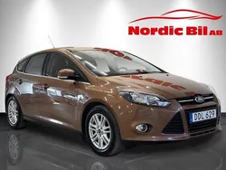 Brun Begagnad 2014 Ford Focus Titanium Halvkombi | 89 000 kr (Bra pris)