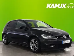 Svart Begagnad 2019 VW Golf VII R-line Halvkombi | 214 700 kr (Marknadspris)