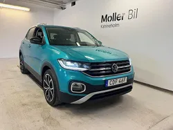 Grön (makena turquois metallic) Begagnad 2022 VW T-Cross GT SUV | 219 000 kr (Marknadspris)