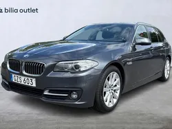 Grå Begagnad 2016 BMW 520 Kombi | 184 900 kr (Marknadspris)