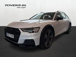 Vit (glaciärvit metallic) Ny 2025 Audi A6 Allroad Design Kombi | 782 200 kr (Dyr)
