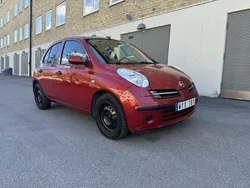 Röd Begagnad 2005 Nissan Micra Halvkombi | 23 500 kr (Marknadspris)