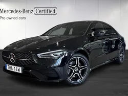 Svart (black) Begagnad 2024 Mercedes CLA250e Sedan | 439 900 kr