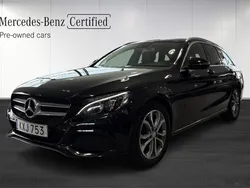 Svart (black) Begagnad 2016 Mercedes C220 Kombi | 159 900 kr (Superpris)