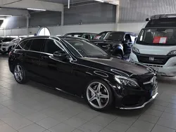 Svart Begagnad 2017 Mercedes C220 AMG line Kombi | 219 900 kr (Bra pris)