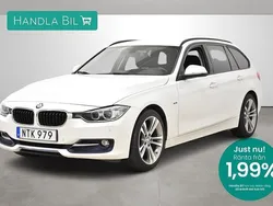 Vit Begagnad 2015 BMW 318 Sport Line Kombi | 179 900 kr (Marknadspris)