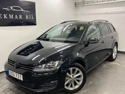 Svart Begagnad 2016 VW Golf VII Kombi | 139 900 kr (Marknadspris)