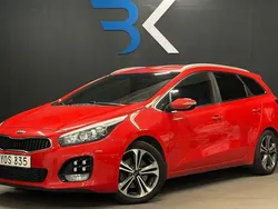 Röd Begagnad 2017 Kia Ceed Sportswagon GT-Line Kombi | 134 900 kr (Marknadspris)
