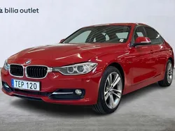 Röd Begagnad 2014 BMW 316 Sport Line Sedan | 109 900 kr (Marknadspris)