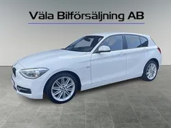 Vit Begagnad 2014 BMW 116 Sport Line Halvkombi | 99 900 kr (Marknadspris)