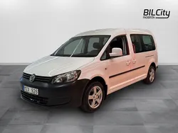 Vit Begagnad 2012 VW Caddy Maxi Life Life Minibuss | 94 900 kr (Marknadspris)