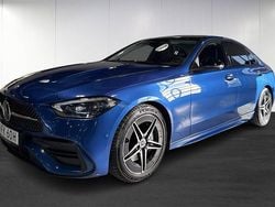 Blå (blue) Begagnad 2022 Mercedes C220 Premium Sedan | 419 900 kr (Marknadspris)