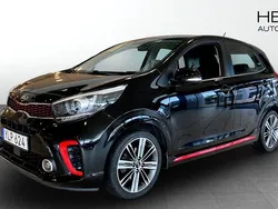 Svart (black) Begagnad 2017 Kia Picanto GT-Line Halvkombi | 86 000 kr (Bra pris)