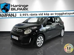Svart Begagnad 2014 Citroën C1 Halvkombi | 59 900 kr (Marknadspris)