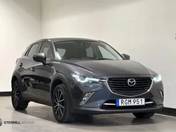 Grå (grå metallic) Begagnad 2017 Mazda CX-3 Vision SUV | 129 900 kr (Bra pris)