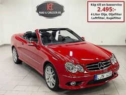 Ljusröd Begagnad 2008 Mercedes CLK280 Cab | 219 000 kr