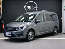 Mörkgrå Begagnad 2019 VW Caddy Maxi Life SE Minibuss | 318 900 kr