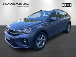 Grå (smokey grey metallic) Begagnad 2022 VW Taigo R-line SUV | 229 900 kr (Marknadspris)