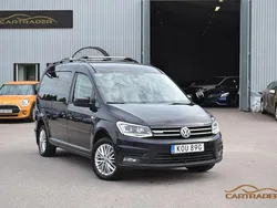 Svart Begagnad 2019 VW Caddy Maxi Life S Minibuss | 89 900 kr (Dyr)