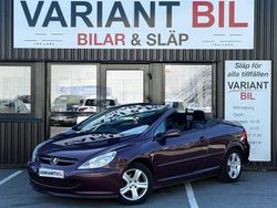 Mörkröd Begagnad 2003 Peugeot 307 CC Cab | 29 900 kr (Marknadspris)