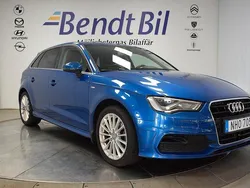 Blå Begagnad 2016 Audi A3 Sportback S-Line Halvkombi | 168 400 kr (Lite dyr)