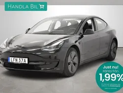 Svart Begagnad 2022 Tesla Model 3 Standard Range Sedan | 279 900 kr (Bra pris)
