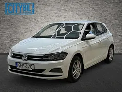 Vit Begagnad 2019 VW Polo Halvkombi | 144 900 kr (Marknadspris)