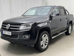 Svart Begagnad 2015 VW Amarok Pickup | 223 000 kr (Marknadspris)