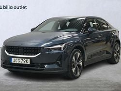 Mörkblå Begagnad 2022 Polestar 2 Plus Sedan | 299 900 kr (Marknadspris)