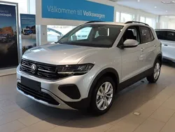 Silver (reflex silver metallic) Ny 2025 VW T-Cross Life SUV | 354 500 kr (Lite dyr)