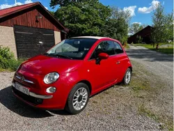 Röd Begagnad 2013 Fiat 500C Lounge Cab | 72 000 kr (Marknadspris)