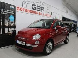 Röd Begagnad 2015 Fiat 500 Lounge Halvkombi | 67 900 kr (Marknadspris)