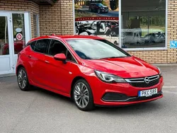 Röd Begagnad 2017 Opel Astra Dynamic Halvkombi | 129 500 kr (Marknadspris)