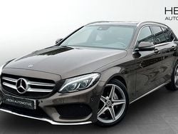 Mörkbrun (brown) Begagnad 2017 Mercedes C220 Kombi | 274 700 kr (Dyr)