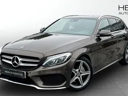 Mörkbrun (brown) Begagnad 2017 Mercedes C220 Kombi | 274 700 kr (Dyr)