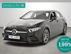Svart Begagnad 2018 Mercedes 200 AMG Halvkombi | 214 900 kr